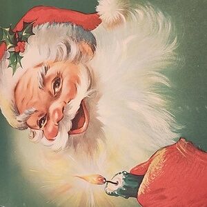 DELUXE Vintage Christmas Gift Wrap Ensemble + Box w/ 20+ Sheets No Tags